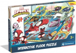 Puzzle de sol avec stylo interactif SPIDEY – 24 pièces