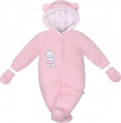 Tutina invernale per neonati New Baby Nice Bear rosa