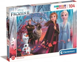 Puzzle 104 dijelova CLEMENTONI FROZEN 2 – super color