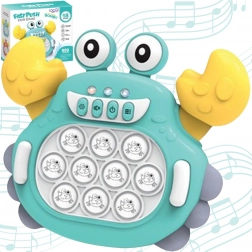 Woopie Pop It elektronikus antistressz játék Rák – zöld