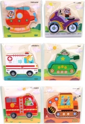 Puzzle in Legno Mezzi di Trasporto