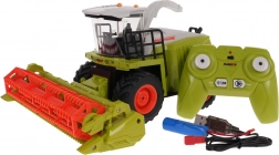 Remote-controlled combine harvester with lights and sounds