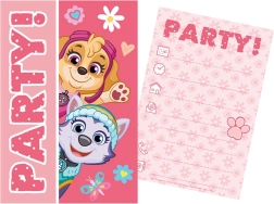 Set di inviti e buste per party PAW PATROL 5+5
