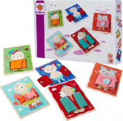 Wooden Educational Game – Animal Dressing Boards EICHHORN