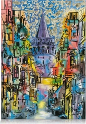 Metallic Puzzle Galata Tower 1000 Pieces