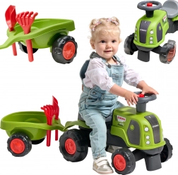 løbecykel FALK CLAAS Arion med anhænger og sæt til sandkassen