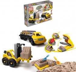Fun set with kinetic sand ART CRAFT - Create, build, take apart
