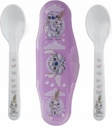 Children's Spoon Set with Case Lilo & Stitch