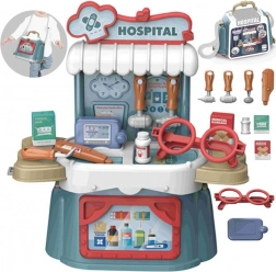 Woopie 3-i-1 lægesæt i kuffert og taske, 21 dele