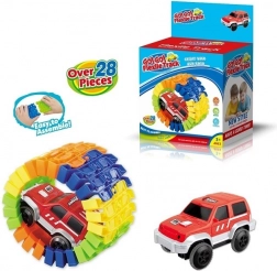 Autootje met variabele racebaan – 28 delen