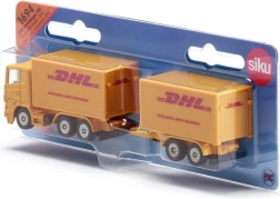 DHL delivery truck with trailer