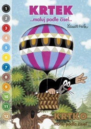 Coloring Book A5 Little Mole – paint by numbers