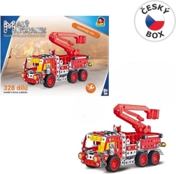 Little Mechanic Fire Truck with Platform, 327 pcs