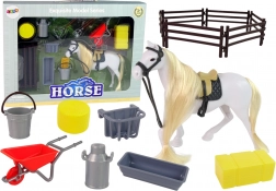 Grooming Horse with Stable and Accessories