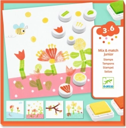 DJECO Zestaw do stemplowania Kwiaty