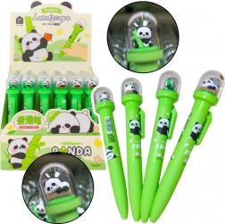 Geljni svinčnik s pando v kupoli, moder črnilo 0,5 mm