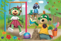 Sestavljanka Treflíci: Zabava na vrtu 100 delov