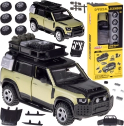 Metal tuning model LAND ROVER DEFENDER 110 1:43 with accessory set