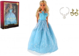 Anlily pop met gewrichten in avondjurk 30 cm