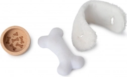 Puppy Jules in a Cozy Bed