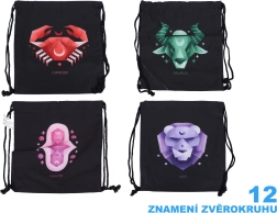 Sac pour chaussons Zodiac noir