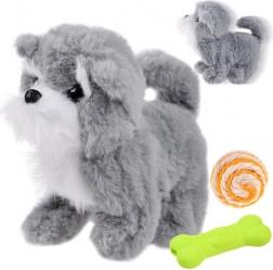 Interactive Gray Dog