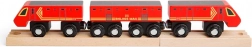 Wooden Post Train Bigjigs Rail