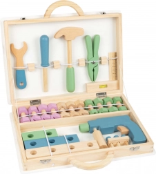 Wooden Toolbox with Tools for Kids Nordic