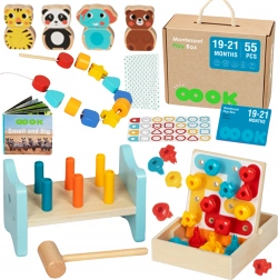 Vzdělávací box Montessori pro děti 19-21 měsíců - TOOKY TOY