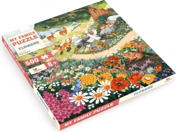 Family Puzzle Flowers and Forest Animals 500 Pieces