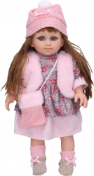 Dukke med håndtaske 38 cm