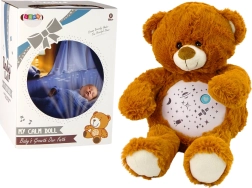 Plush Lullaby Bear with Night and Day Mode - Brown
