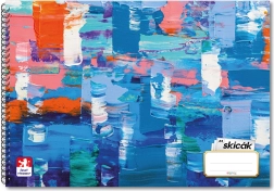 Skicir A4 s spiralnim uvezom za uljano slikarstvo