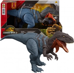Jurassic World Rebirth Abelisaurus dinoszaurusz figura 25 cm hanggal