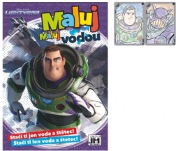 Paint with Water Coloring Book A5 featuring Buzz Lightyear
