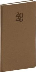 Pocket Diary Essenza 2026, Hazelnut