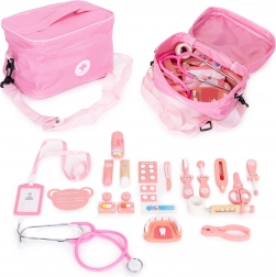 Trælægesæt med taske til børn, 24 dele, ECOTOYS