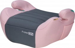 FreeON siedzisko Booster Comfy i-Size 125–150 cm – Różowo‑szary