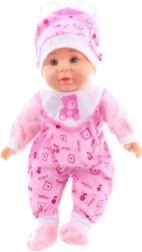 Bébé avec sons 30 cm – pyjama rose