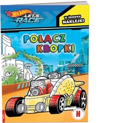 Hot Wheels – Connect the Dots: Creative Sticker Workbook