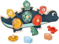 Lesena otroška sestavljanka - Dinozaver