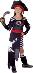 Carnival Costume Pirate Girl for Children
