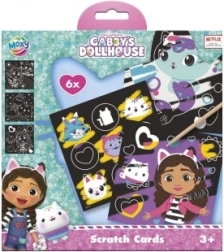 Scratch Art Pictures Gabby’s Dollhouse 6 pcs
