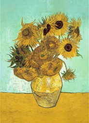 TrefL Wooden Puzzle Vincent van Gogh - Sunflowers