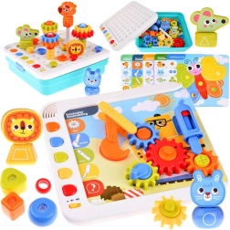 Interactive Montessori Learning Panel – Emotions, Numbers and Shapes