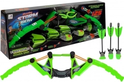 Kids’ sport bow with 3 arrows, green 58 cm