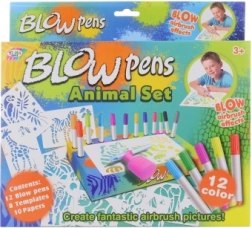 Blow Pens Safari – Large Creative Set for Kids