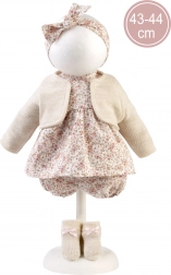 Outfit for newborn baby doll size 43–44 cm