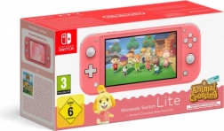 Nintendo Switch Lite Coral with Animal Crossing: New Horizons