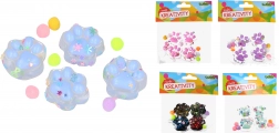 Silicone Paw Decorations 3 × 3 × 2 cm, set of 4 pcs
